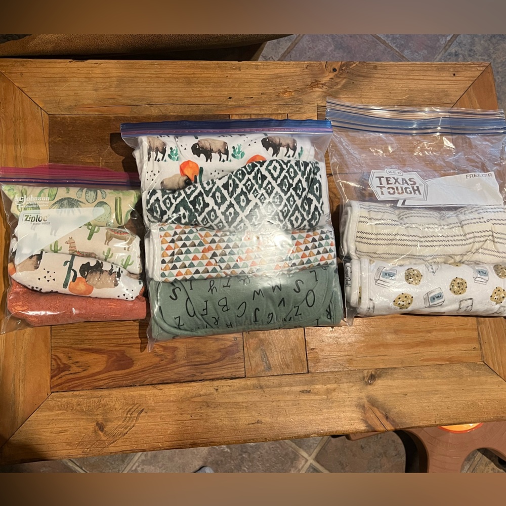 Copper Pearl Burp Cloths